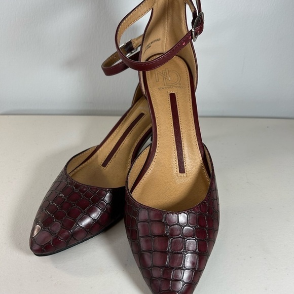 New Direction’s faux alligator heels size 7 - Picture 1 of 9